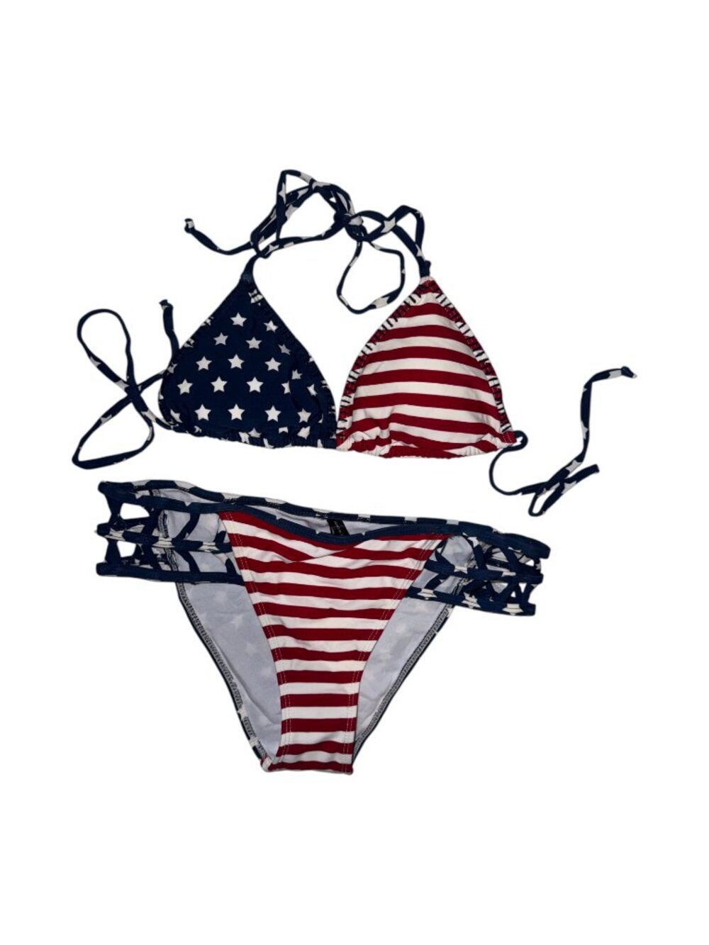 American Flag Bikini Set Size M